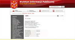 Desktop Screenshot of bierutow.biuletyn.net