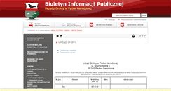 Desktop Screenshot of padewnarodowa.biuletyn.net