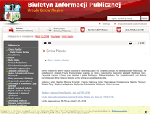 Tablet Screenshot of maslow.biuletyn.net